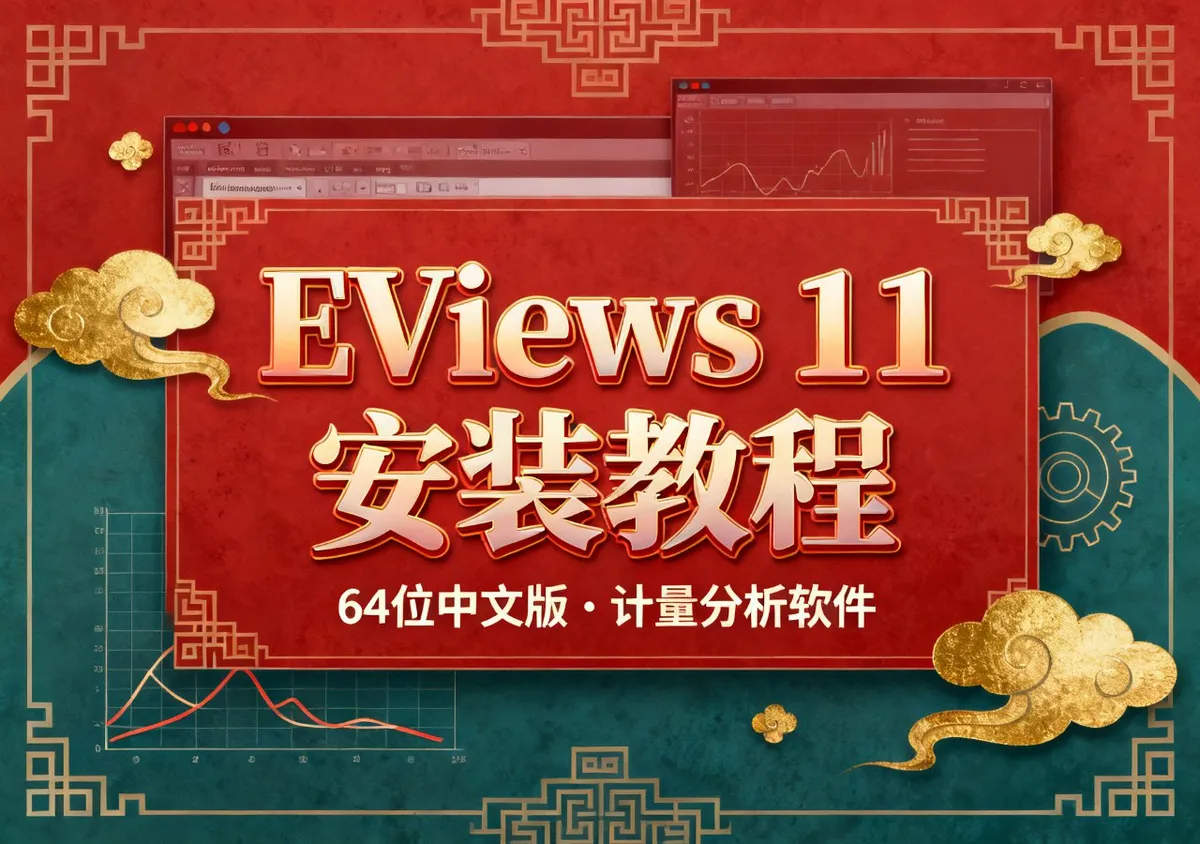 EViews 11安装教程64位中文版下载安装步骤