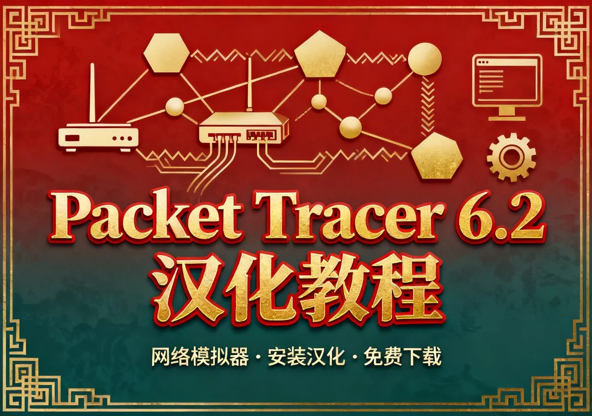 Cisco Packet Tracer 6.2中文版下载安装汉化教程