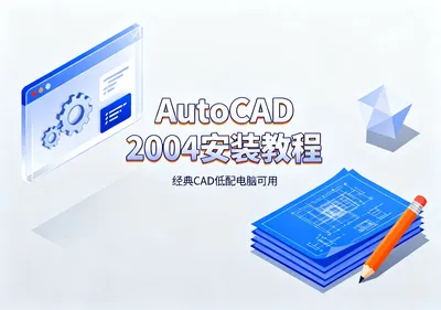 AutoCAD 2004安装教程,经典CAD低配电脑可用