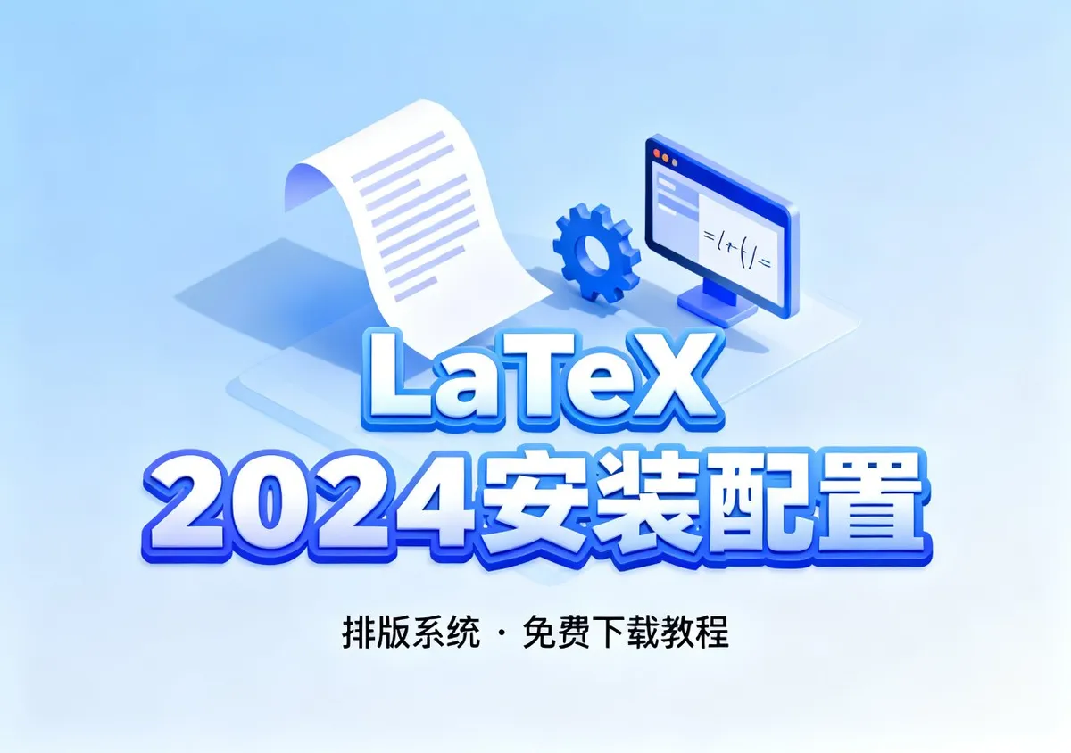 LaTeX 2024完整版下载安装教程TeXstudio配置
