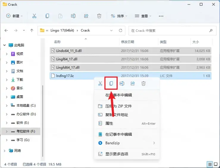 复制破解文件