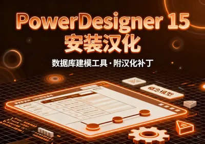PowerDesigner 15中文版下载安装教程附汉化补丁